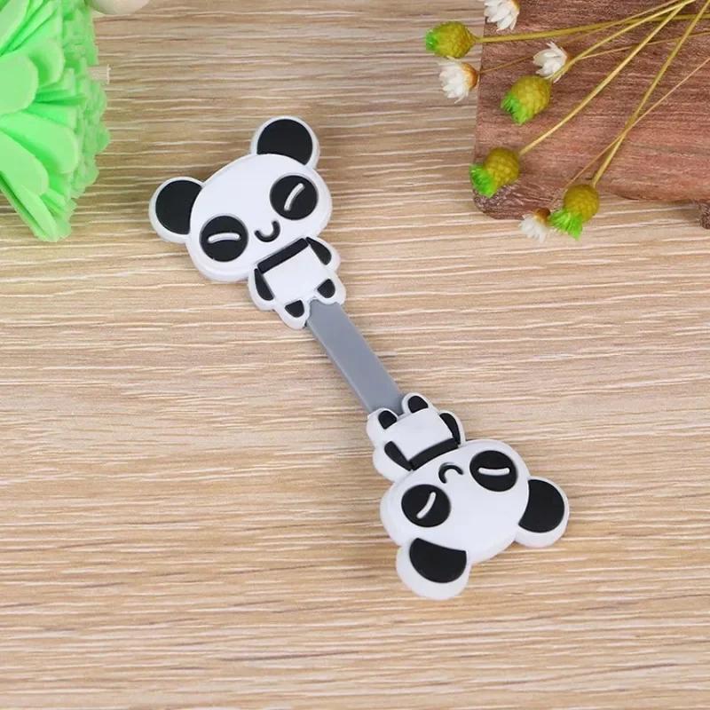 5 Pack Cute Cartoon Earphone Cable Winder Earphone Cable Storage Clip Random Color Pretty Animals Charging Cable Fixing Clip