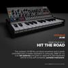 Roland ROLAND synthesizer JX-08 realistically reproduces JX-8P sound, equipped with a battery-pow...