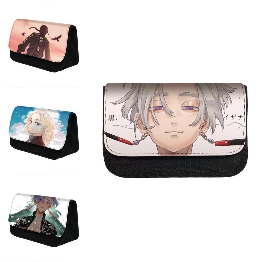 Tokyo Revengers Polyester School Pencil Case With Large Capacity And Smooth Zipper