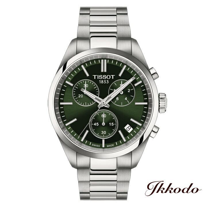 

[Product eligible for purchase benefits] TISSOT PR 100 CHRONOGRAPH PR 100 Chronograph Green 40mm Genuine 2 year warranty T1504171109100