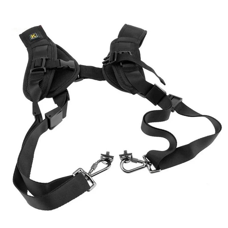 Double Shoulder Camera Strap Belt Shoulder Quick Release Camera Strap Camcorder Straps For Canon Nikon Sony