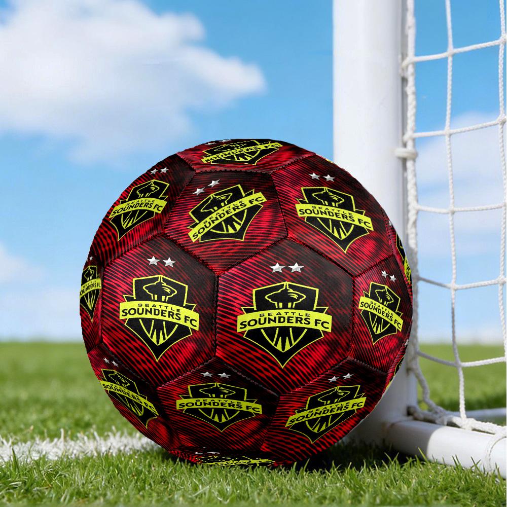 Fc Crest Design Printed Size 5 Soccer Balls, High-Quality, Anti-Slip, Protective Football, A Unique Gift , Birthdays, Christmas Gifts