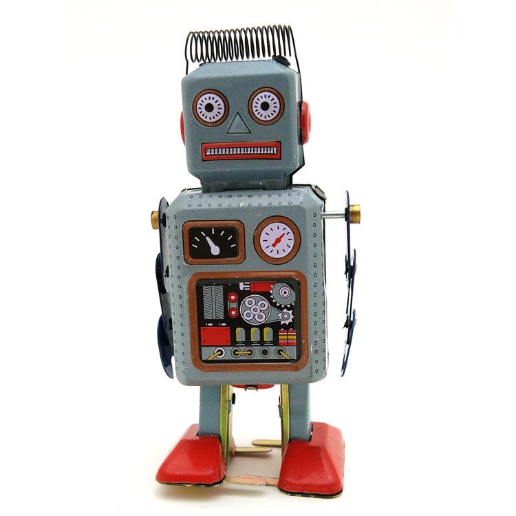 Ringing Robot Tinplate Craft Micro-Film Prop Gift