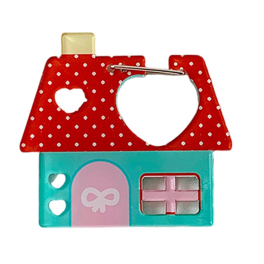 Practical Acrylic Carabiner Keychain For Backpacks HandbagsLightweight Decorative Accessory For Students And Office Use