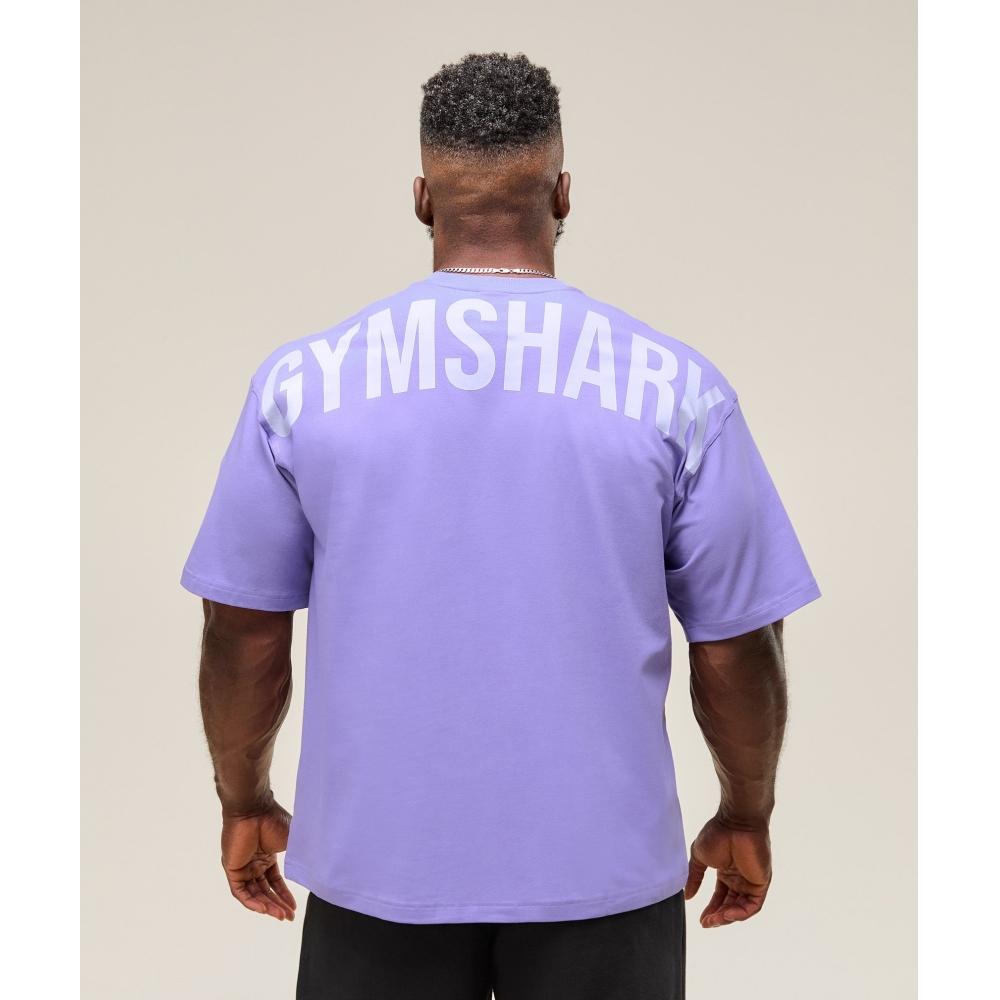 Gymshark Power T shirT Record Purple A2c9e Pb56
