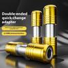 1/2Pcs Portable Double Head Screwdriver Bit Holder - 1/4" Hex Quick Release Extension Rod For Electric Drill & Power Tools