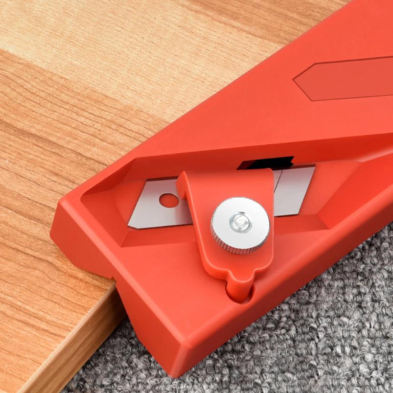 ABS Plasterboard Chamfering Planer Wood Edges Trimming Tool Tilt 45° Oblique Angle Ceiling Decorative Planer for Acoustic Panel
