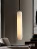 Modern light luxury all copper natural marble pendant light home decoration bedroom bedside study dining room pendant light E14