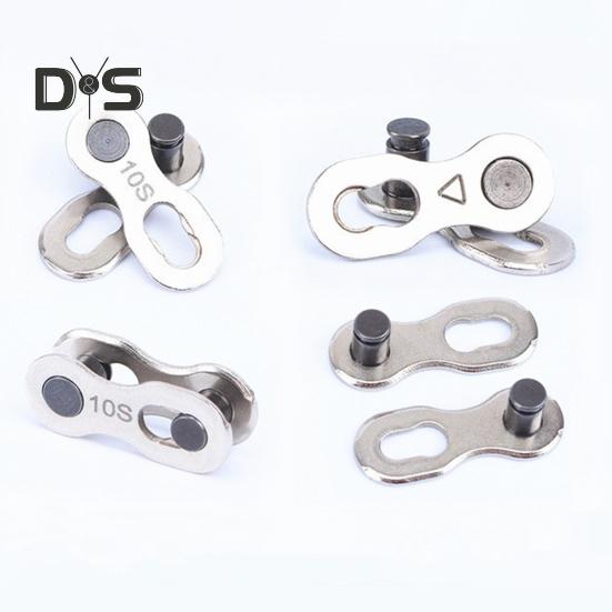 Chain Link Connector Metal Tensile Break-Proof Bike Chain Buckle Easy Disassembly Bike Chain Buckle for 8/9/10/11/12-Speed Chains