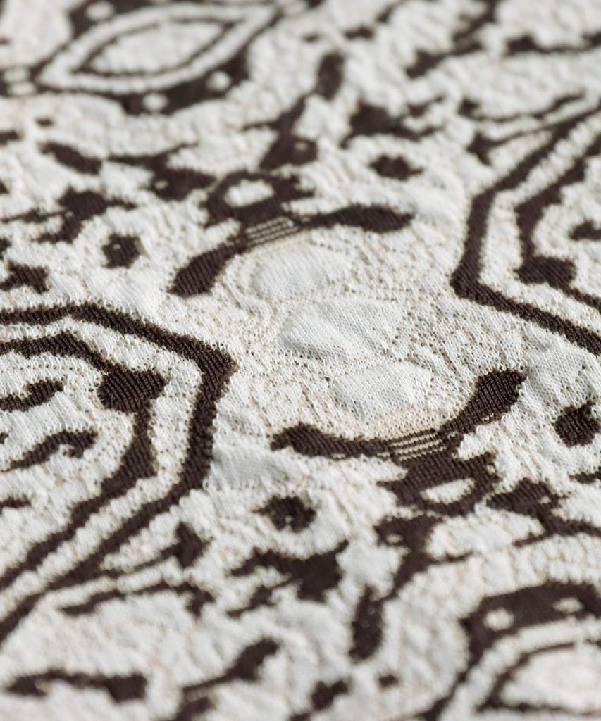 Antiqua Long Jacquard Free Size Brown Women's Pants, FY-00039, 10,