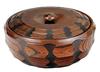 Wooden 6.0cm Candy Dish, Miyatsune Kihachi Carving, Keyaki Wood, AMJ-8A-602