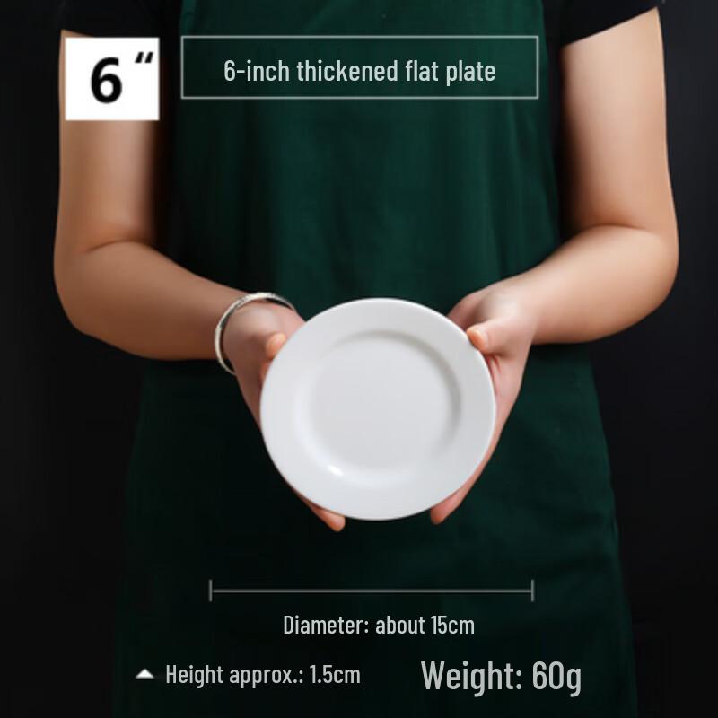 A5 Melamine Round Flat Plate