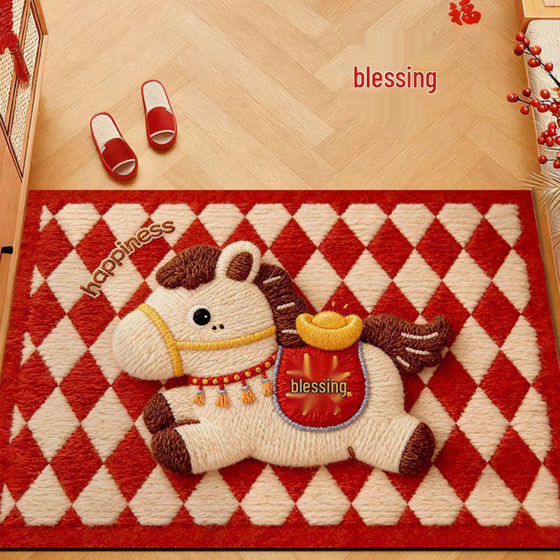 Cartoon Cute Quick-Drying Water-Absorbent Non-Slip Diatom Mud Doormat