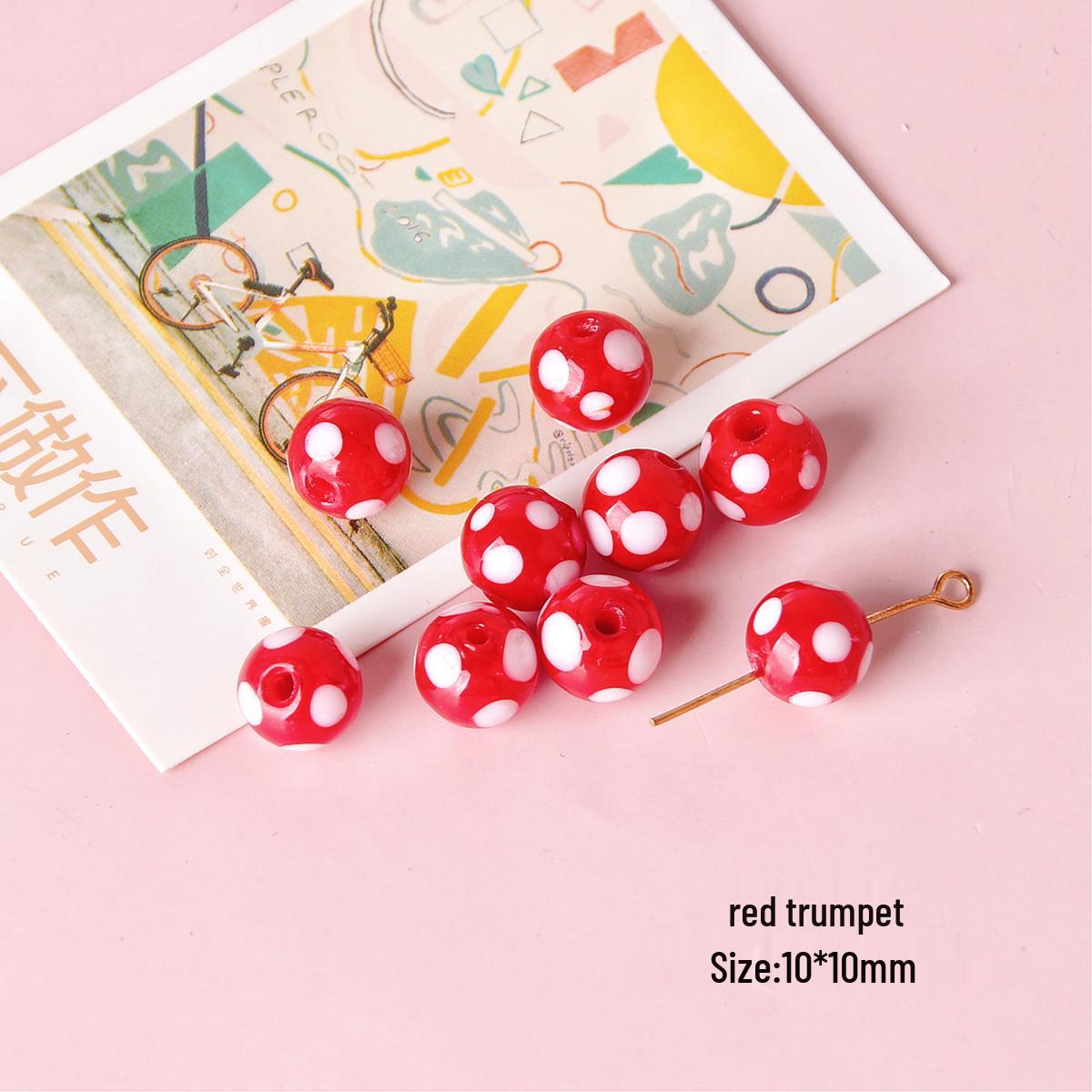 

HyunA Colorful Polka Dot Glass Beads for DIY Jewelry Making