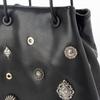 Studded Bonded Shoulder Bag