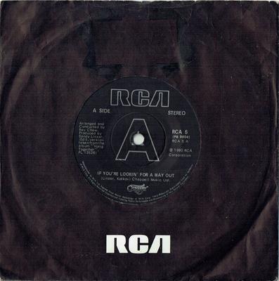 7inch Record ODYSSEY - If You're Lookin' For A Way Out RCA5 RCA 1980 UK Soul/Funk Used