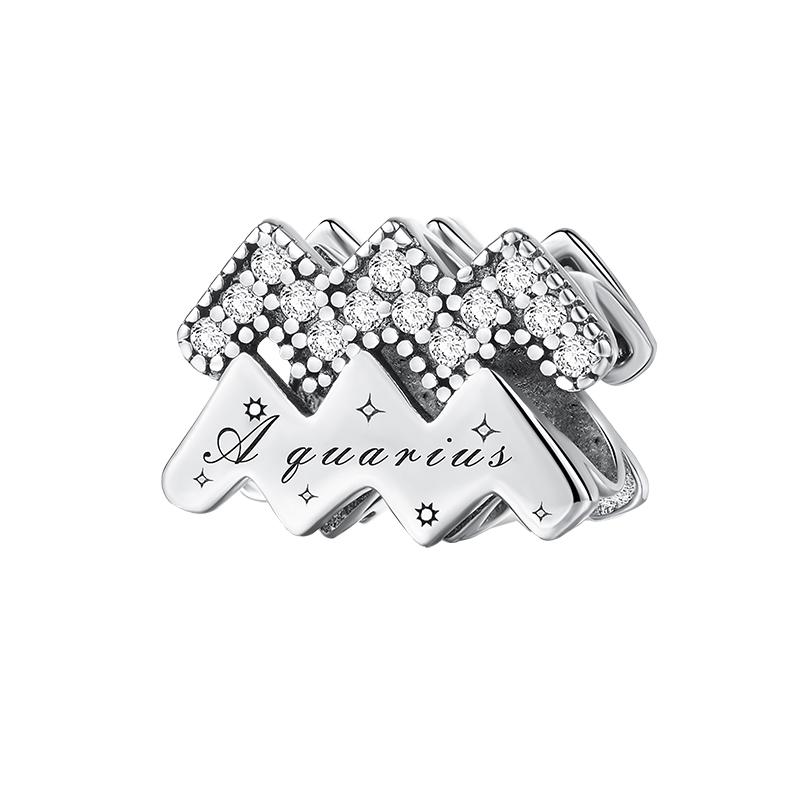  Breloques en cuivre Douze Constellations Perles Conviennent Fabrication Bracelet Collier DIY Cadeau de Bijoux Fins de Haute Qualité