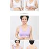 Plus Size Wire Free Vest Style Comfortable Thin Sports Bra For Mature Women