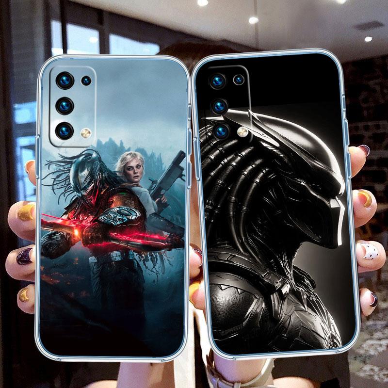 Aliens vs Predator Xenomorph Transparent Phone Case for Motorola Moto Edge 20 30 40 50 S30 Fusion Ultra Pro Neo Lite + G200 G23