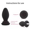 Anal Vibrator With Fox Tail Dildo Anal Plug Remote Control Anus Dilator For Women Adult Cosplay Accessories Vibrating Butt Plug
