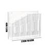 Straw Holder For Cabinet Acrylic Door Container Straw Holder For Counter For Spoon Chopsticks Stirring Rod Cupboard Drawer Wall