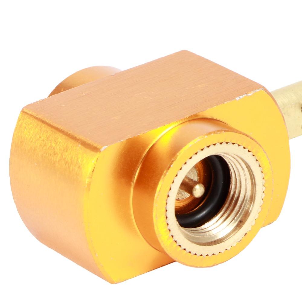 Hexagonal Body Canister Adapter Gold Gas Conversion Connector Backpacking Trips