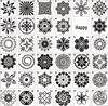 Cross-Border Mandala Stone Painting Spray Stencil - DIY Decorative Template (36 Models)