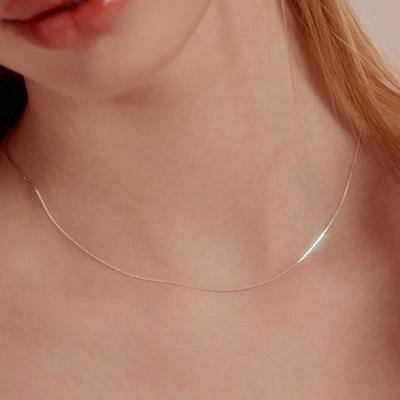 (SILVER925) Shining Chain Necklace NZ2011
