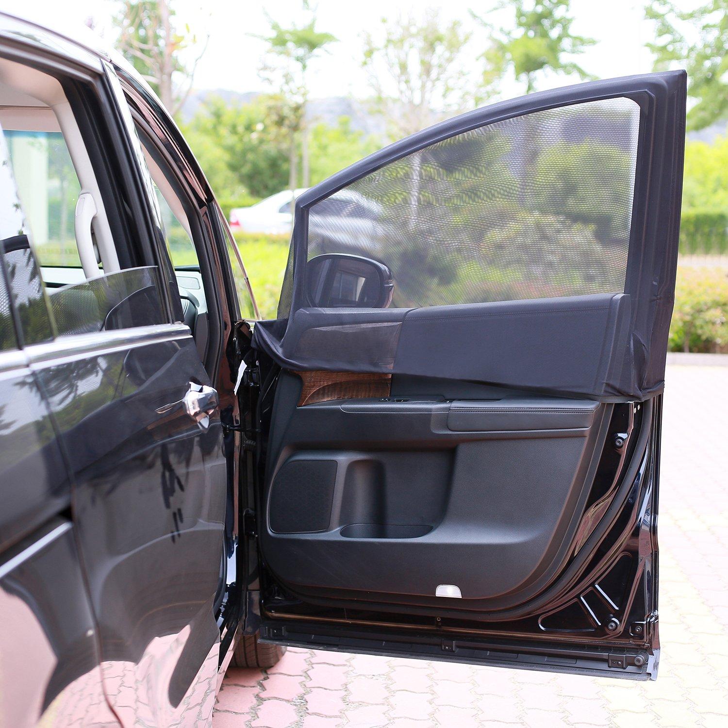 

Y.WINNER Screen Door for Cars, Sleeping in the Car, Curtain, Insect Repellent Net, Left чёрный