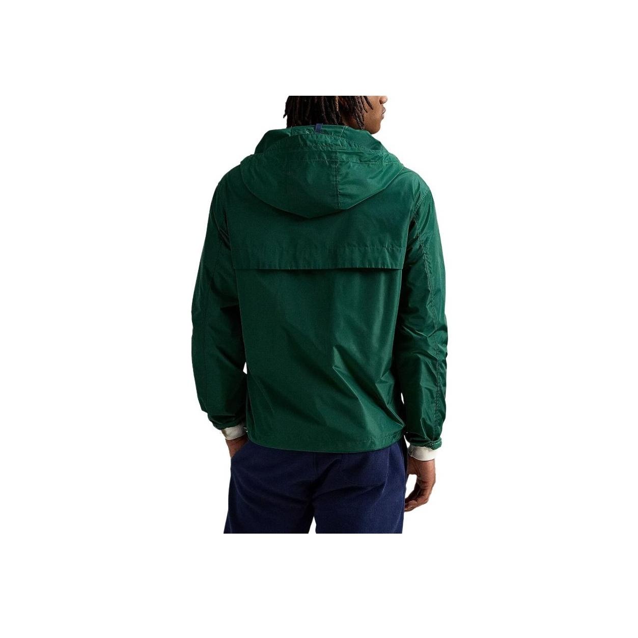 

Polo Ralph Lauren Однотонная куртка с длинным рукавом, капюшоном и молнией для мужчин, куртки, зеленый 710961271-005 XXL