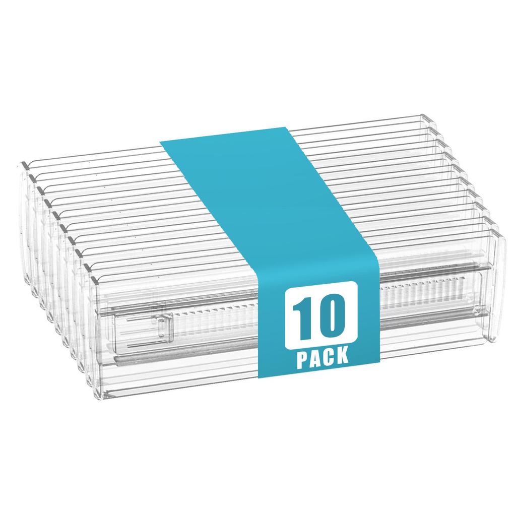 Adjustable Transparent Drawer Dividers with Foam Ends, Expandable and Retractable, Multiple Pack