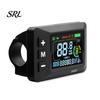 Bike LCD Display Screen Ebike Fit for Yozma IN 10, Electric Bicycle Panel Replacement with Waterproof 5-Pin Connector, Control Meter 22.2MM Handlebar