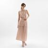 Wednesday Delight Wd_Utility Sleeveless Blouse And Long Skirt Set_Pink