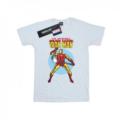 Camiseta de algodão para meninas o invencível homem de ferro