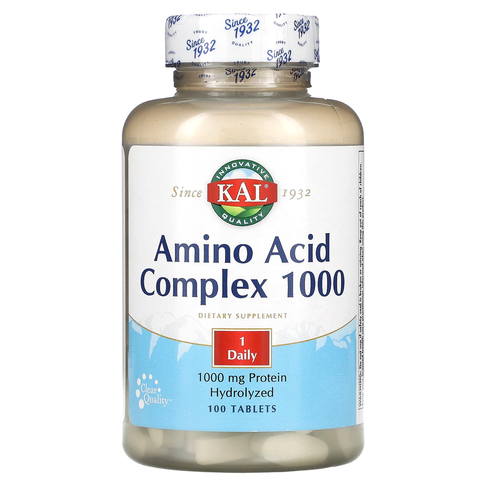 

Amino Acid Complex 1000, 1,000Mg, 100 Tablets
