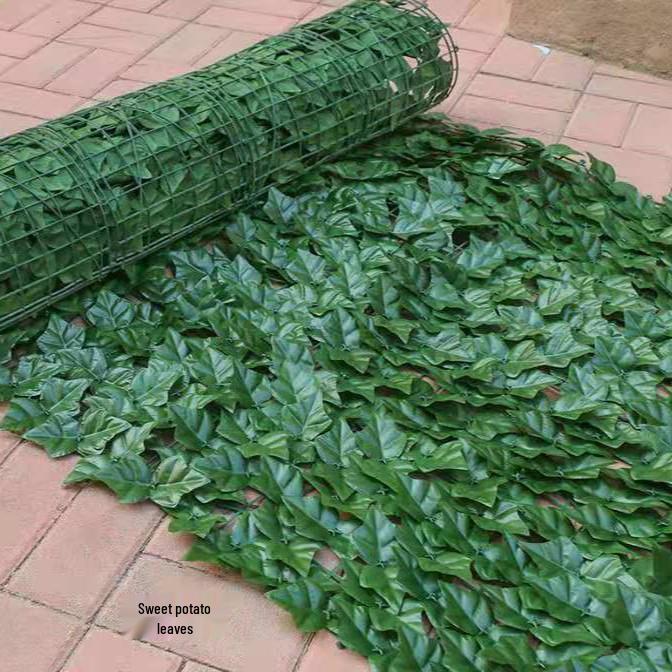 Artificial Green Ivy Rattan Fence for Balcony and Exterior Walls