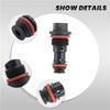 For Fuel Return Relief Valve Assembly 2PCS 294160-0200 2941600200 For Common Rail HP3 HP4 Pump
