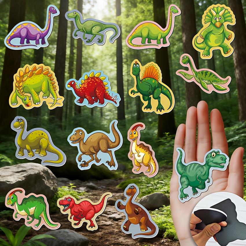 15 Pcs Dinosaur Magnets, Creative Magnetic Ornaments, Stick to Refrigerator/Whiteboard, Dinosaur World Themed