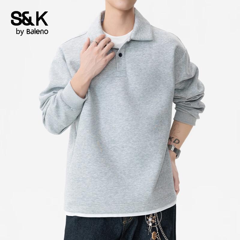 Baleno Men's S&K Series Casual Crewneck Sweatshirt