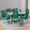 34 Color Christmas Chair Covers Dining Room Stretch Seat Protector Chair Covers for Kitchen Office Hotel Banquet Ceremony Party 2/4/6 Pieces