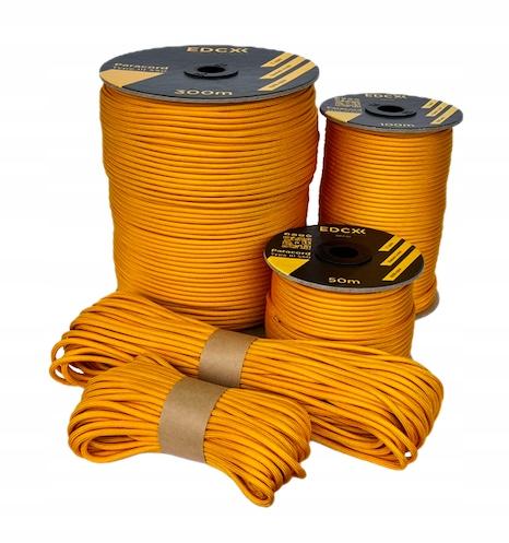 Linka Edcx 4Mm Paracord 550 - (Orange Yellow, 50M)