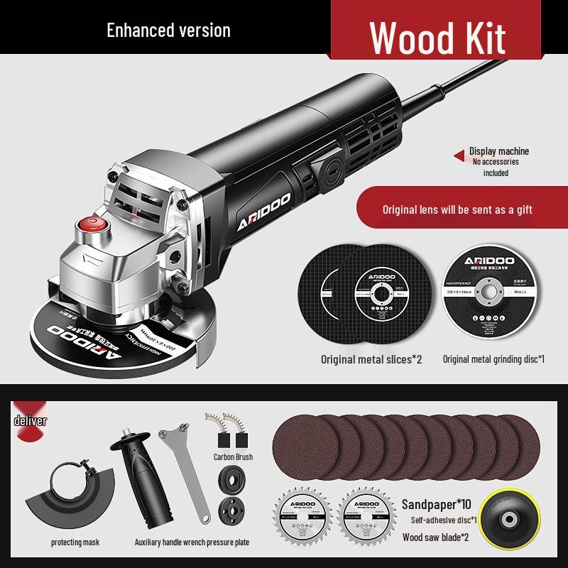 Német Multifunkcionális Sarokcsiszoló: Otthoni és ipari használatra köszörüléshez, polírozáshoz és vágáshoz.