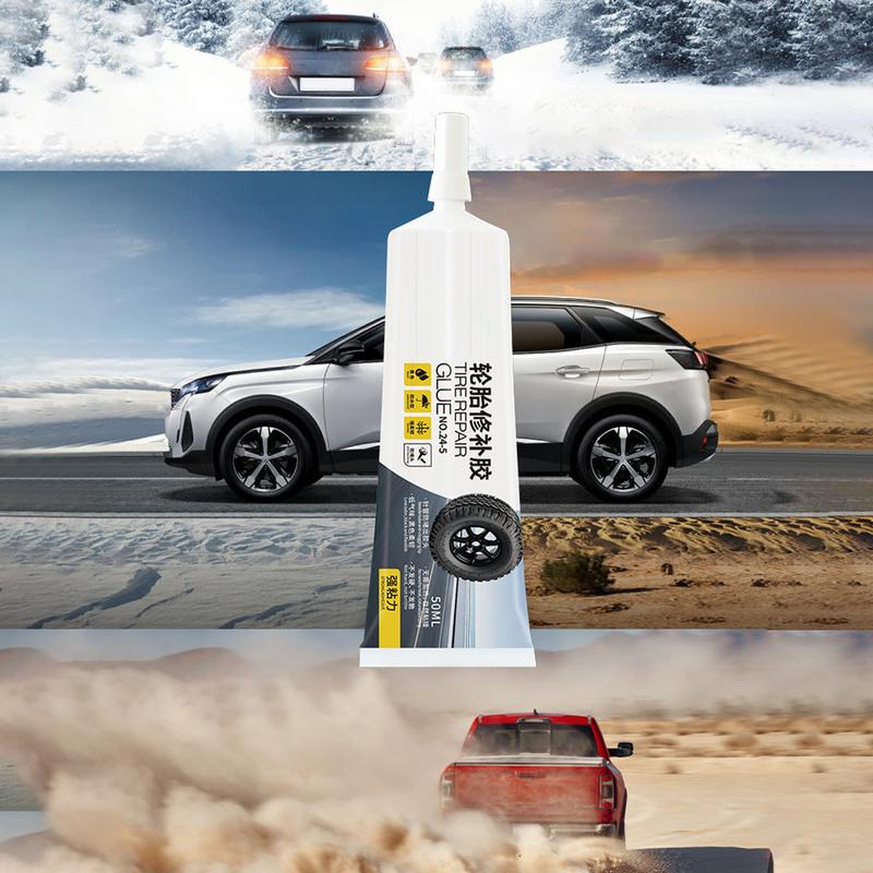 Strong Adhesive Sealing Tire Bonding Glue 50ml Tire Repair Glue Instant Tire Cracks Repair Adhesive Vehicle Accessories