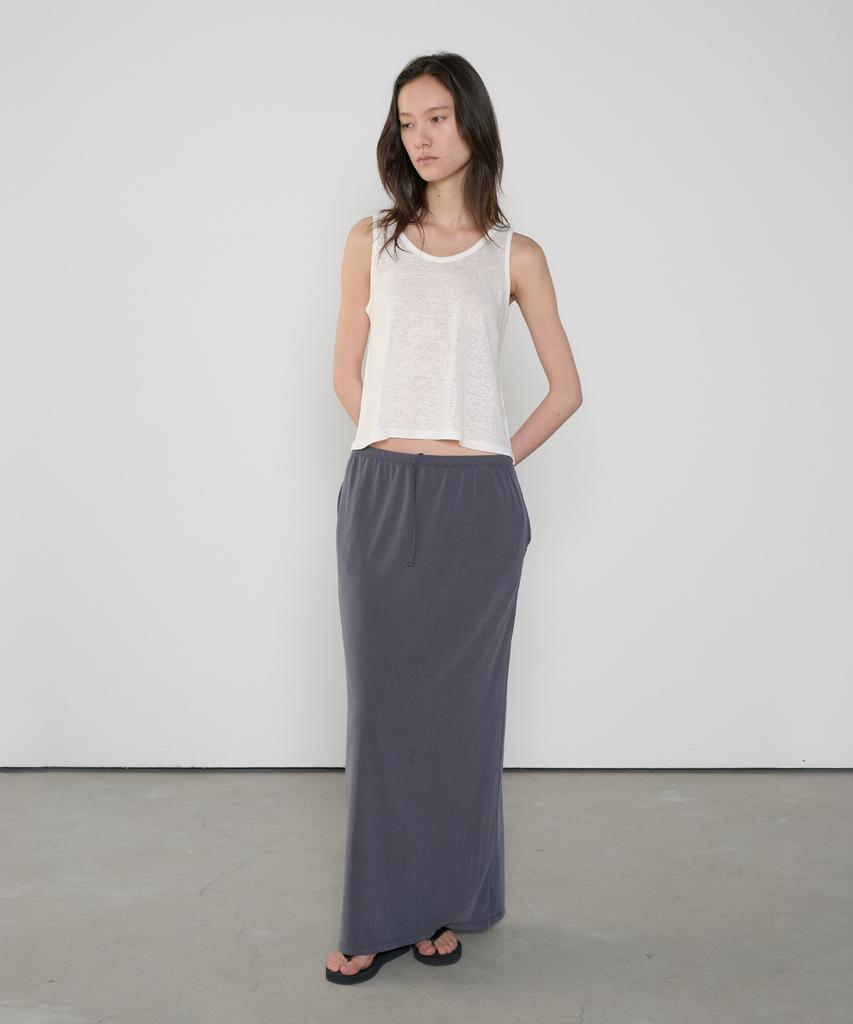Jeonggamseutyudio Soft Banding Skirt_2 Color
