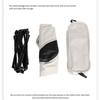 Zusammenklappbarer Mondstuhl Breite Basis Atmungsaktiver Klappsitz Kippsicheres Design Tragbarer Campinghocker Leichtgewicht für Strand Picknick Outdoor
