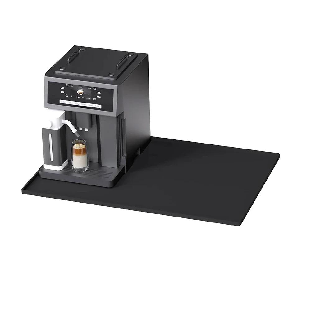 Силиконовые коврики для кофеварки с дренажной прокладкой 2024 года, новые нескользящие коврики для столешницы, коврики для сушки посуды и стекла на кухне, кофейный бар