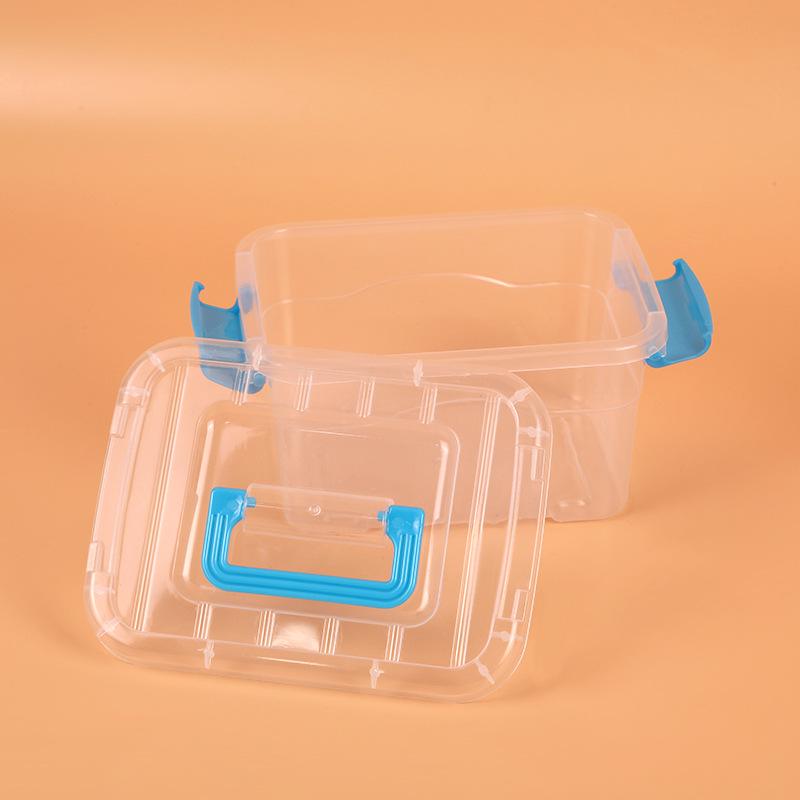 Przezroczyste Przenośne Pudełko do Przechowywania na Przekąski, Zabawki i do Użytku w Samochodzie