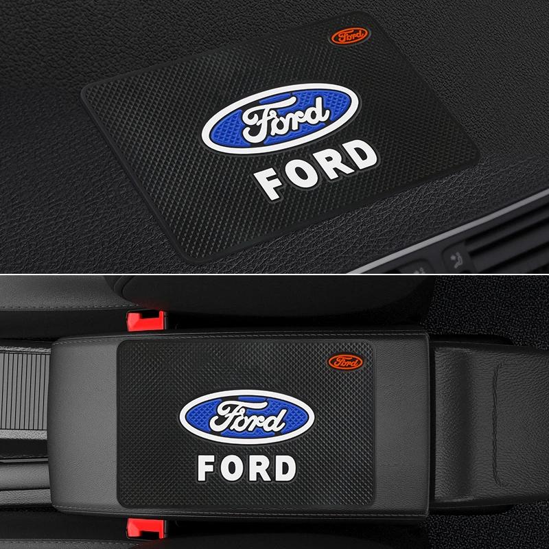 AJV1 1Pc Car Dashboard Non-Slip Mat PVC Silicone Anti-Slip Pad For Ford focus Fiesta EcoSport ESCORT Ranger Fusion Mondeo Accessories