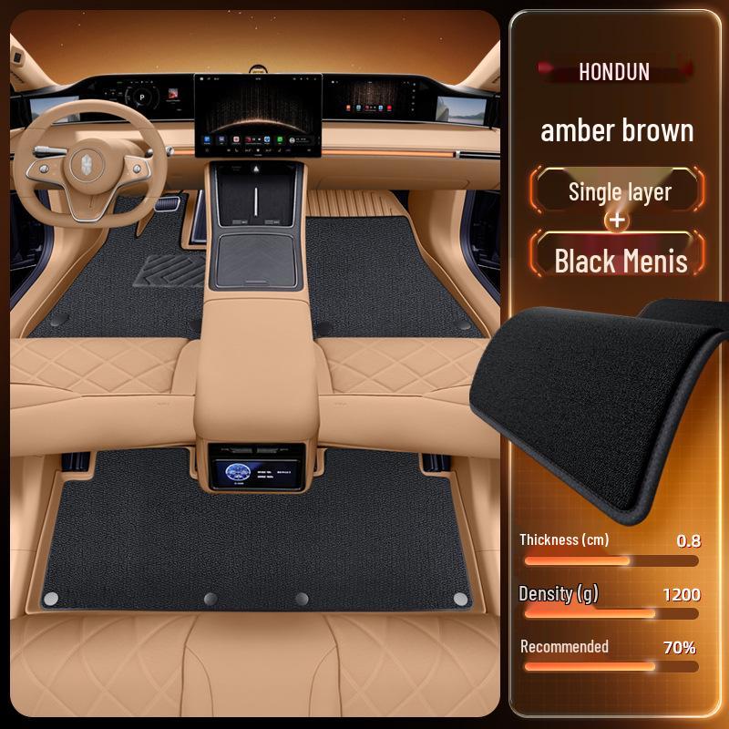 2026 Hongqi S9 TPE Floor Mats: Full Set Interior Carpet for Five Seats