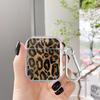 Case For Airpods 2 Pro 1 3 4 Pro3 Pro2 Clear Earphone Cases Cover Retro Leopard Print